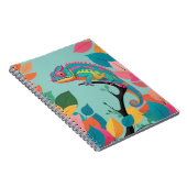 Un Carnet unique avec un Chameleon vibrant (Côté Droit)