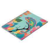 Un Carnet unique avec un Chameleon vibrant (Côté gauche)