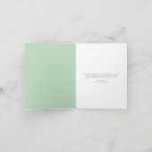 Un Carte de remerciements De Baby shower Moderne U (Intérieur)