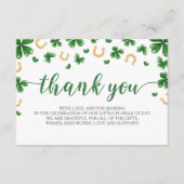 Un Carte de remerciements De Baby shower Un Peu Ch (Devant)