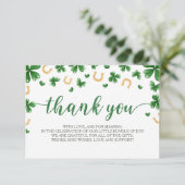 Un Carte de remerciements De Baby shower Un Peu Ch (Debout devant)