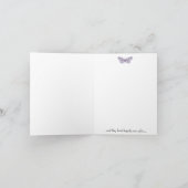 Un carte de remerciements de mariage du flottement (Intérieur)