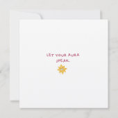 Un Carte de remerciements Monogramme (Dos)