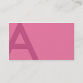 Un carte de visite (Dos)