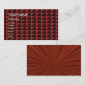 Un carte de visite abstrait à customiser (Devant / Derrière)