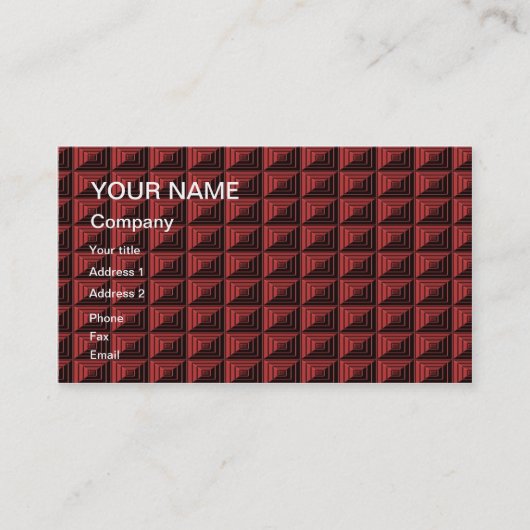 Un carte de visite abstrait à customiser (Devant)