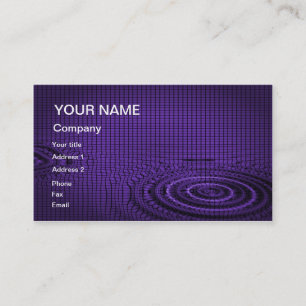 Un carte de visite abstrait à customiser