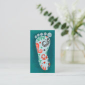 Un Carte de visite de pieds chic (Debout devant)