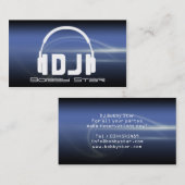 Un carte de visite moderne de laser de bleu de (Devant / Derrière)