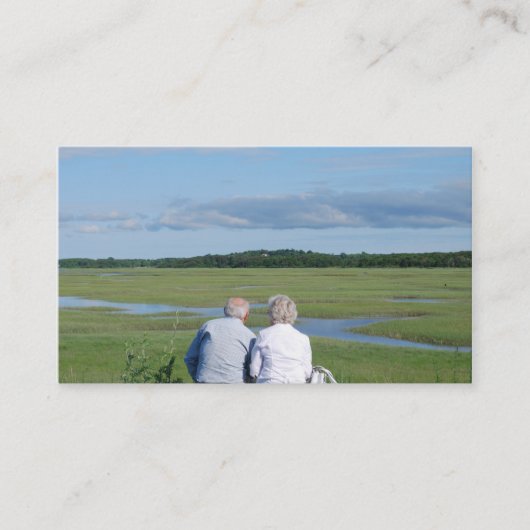 Un carte de visite plus ancien de couples (Devant)