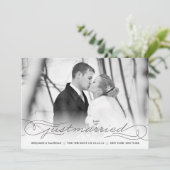 Un Carte photo de Mariage noir juste marié (Debout devant)