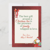 Un Carte photo de Noël plein de rêves (Dos)