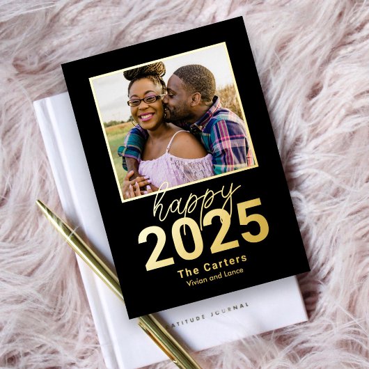 Un Carte photo du Nouvel An sans peur