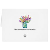 Un Carte pour notes du jour béni (Dos Horizontal)