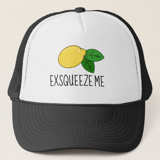 Un Casquette amusant avec Lemon Design (Devant)