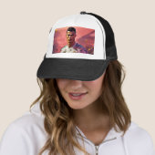 Un casquette avec l'image de Ronaldo (En situation)