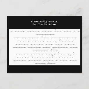 Un casse-tête d'une carte postale Rick Roll