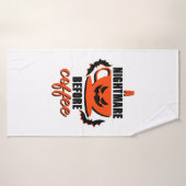 Un cauchemar avant le café - Halloween (Serviette de bain)