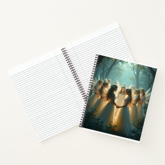 Un cercle de Carnets spiraux fées (Intérieur)