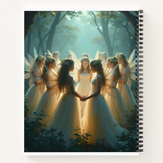 Un cercle de Carnets spiraux fées (Dos)