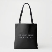 Un cercle tendance moderne de retour sur ce Sac fo (Devant)