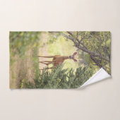 Un cerf solitaire (Serviette à main)