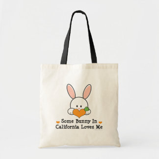 Un certain lapin en Californie m'aime sac