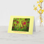 Un champ des fleurs juste pour vous - carte pour (Fleur jaune)