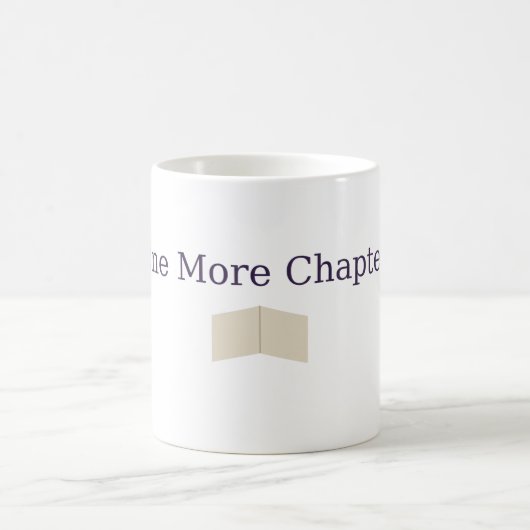 Un chapitre de plus - Conception de Mug Lover livr (Centre)