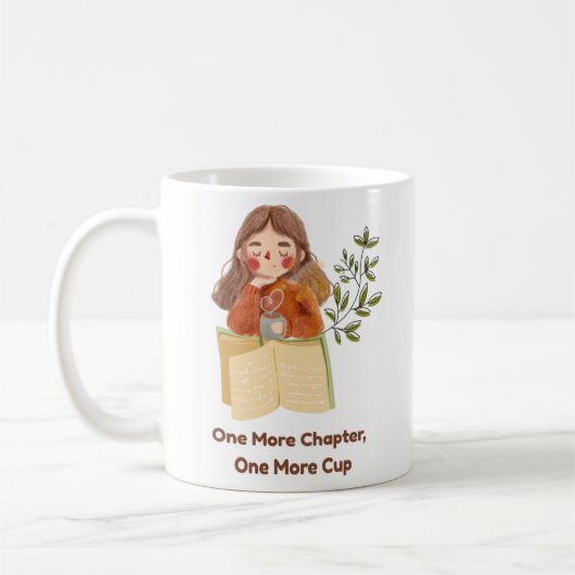 Un chapitre de plus, une tasse de plus | Mug de li (Gauche)
