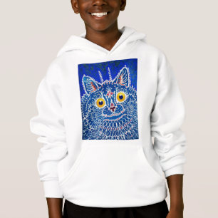 Un chat dans le style gothique par Louis Wain