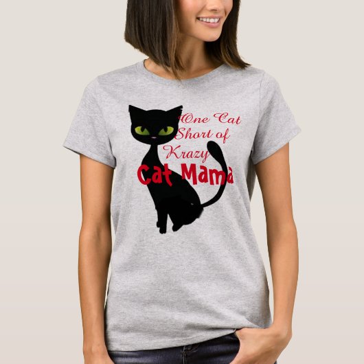 un chat en moins de la conception de t-shirt de ch (Devant)