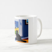 Un chat et une tasse de phare (Devant droit)