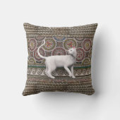 Un chat sur le coussin en mosaïque (Verso)