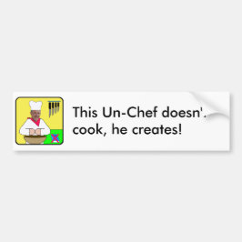 Un-Chef Logo Bumpersticker