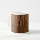 Un cheval Mane Café Mug (Devant gauche)
