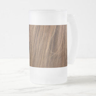 Un Cheval Mane Verre Frosted Bière Mug