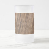 Un Cheval Mane Verre Frosted Bière Mug (Centre)