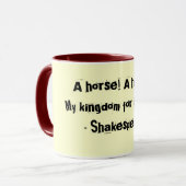 Un cheval - tasse de Shakespeare (Devant gauche)