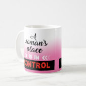 Un chez de femme, Mug café tendance. (Devant gauche)