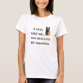 Un chien comme moi Secourt T-shirt (Devant)