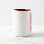 Un Chien Croyait Une Mug À Café À Deux Tons (Centre)