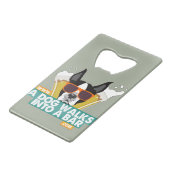 Un chien entre dans une barre - colorez l'ouvreur (Devant Angle)