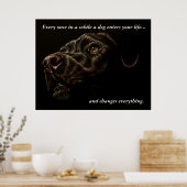 Un chien entre dans votre vie - Poster de chien no (Cuisine)