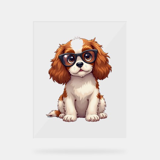 Un chien mignon, le roi Charles Spaniel (Recto)