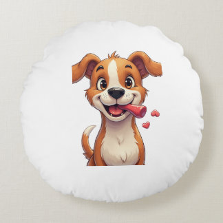 Un chien souriant Coussin Cushion