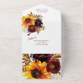 Un Chute tout en une invitation de douche nuptiale (Dehors)