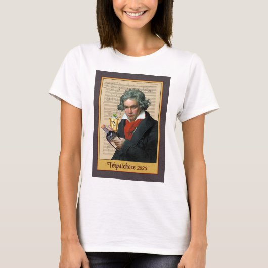 Un cinquième d'or du T-shirt Beethoven (Devant)