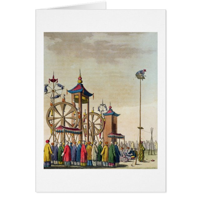 Un cirque chinois, illustration de 'Le Costume An (Devant)