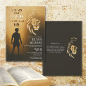 Un Coeur Comme David Invitation Anniversaire